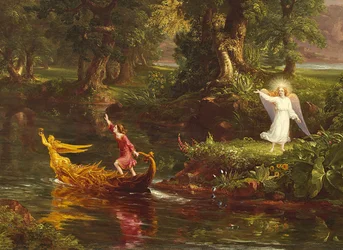 Il viaggio della vita: Gioventù (dettaglio) 1842